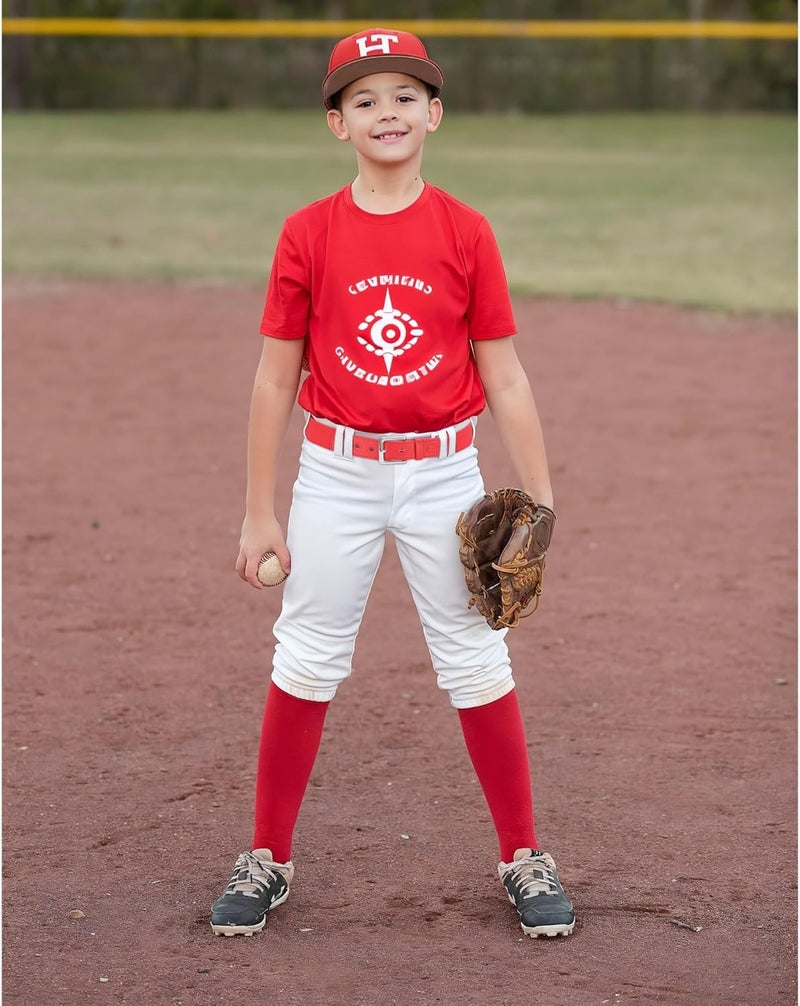 CHAOREN Youth Baseball Belt - 1.25" Elastic Softball Belts for Girls and Boys - Easy for Sport - Image 2